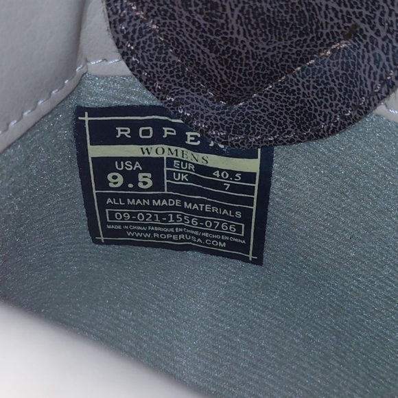 Roper Chloe Women's Cowboy Boots Brown Cut-Out Western Boots Size 9.5 - Picture 12 of 12